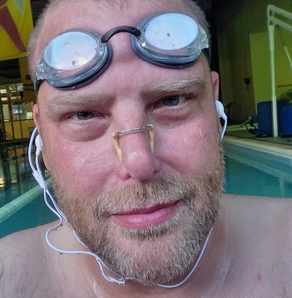 Cooling off at the pool